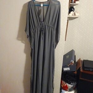 beautiful olive long Tommy Bahama Beach Swim Suit Cover up Large NWT new